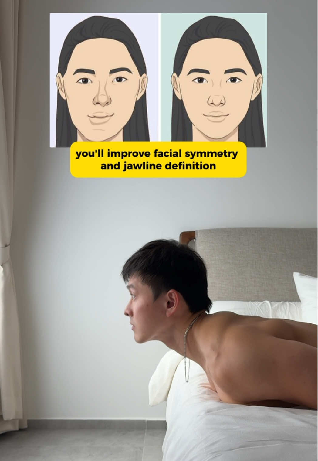 Look younger, feel more confident. Simple exercises to do in the morning before starting your day☀️#fyp #beauty #health #wellness #exercise     