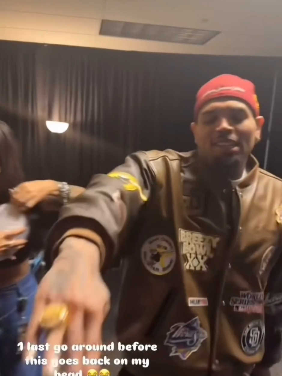 #ChrisBrown picking on @ 2big_2respond 🤣🤣 - October 05, 2025 ___ #teambreezy #BreezyBowlXX #breezy 