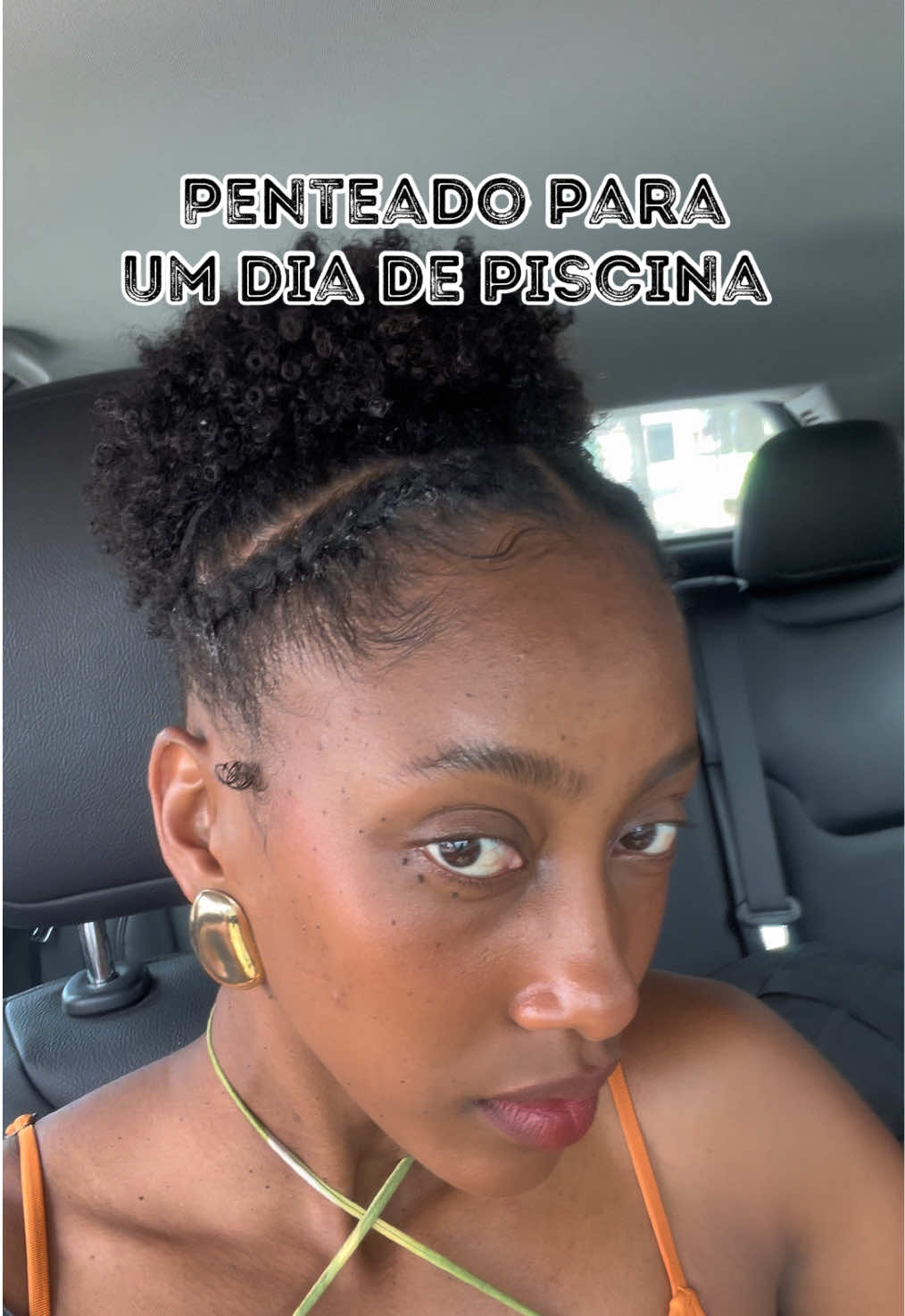 Parte 6| Um penteado que quase não deu certo, eu fiz com oque deu! Gostaram? 💅🏾✨ #penteados #babyhair #crespos #hairstyle #cabeloscurtos 