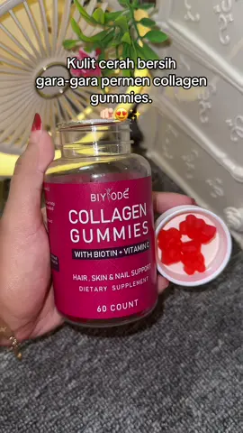Collagen gummies cemilan pencerah kulit #biyode #biyodegummies #collagengummies 