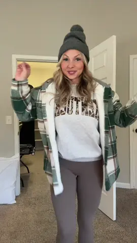 The whole outfit right here off TikTok shop. #momfit #boots #jacket #tiktokshopcreatorpicks 