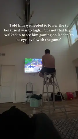 Tv will be getting lowered later this week 😁 #gaming #tv