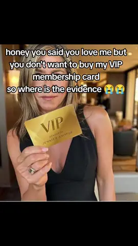 #Jenniferaniston #vipmembershipcard