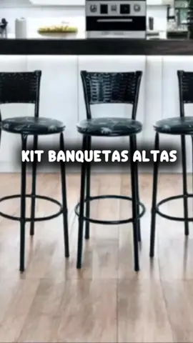Banquetas Altas Junco Preto Cozinha Área Gourmet Conjunto 3 Peças Resistentes e Elegantes. Gostou? Copie e cole o ID do produto no App da SHOPEE. 👉🏻👉🏻ID BQL-MAH-ZDN   #BanquetasAltas #ÁreaGourmet #MóveisDeJunco #CapCut 
