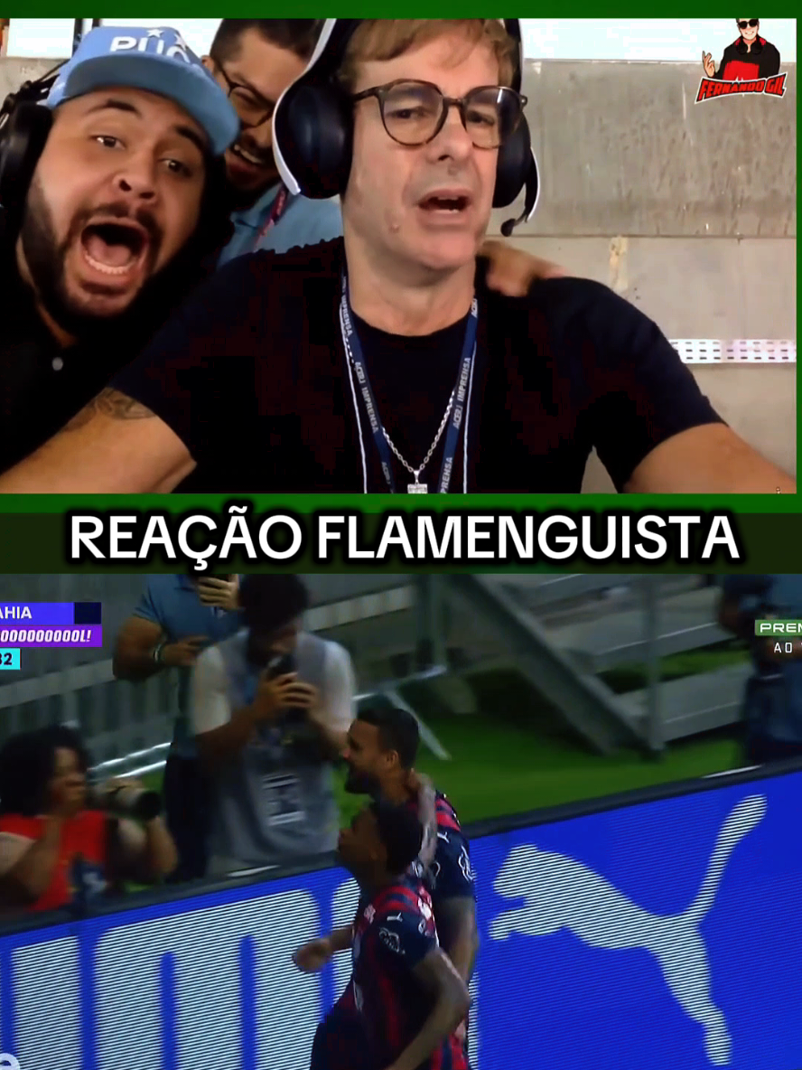 REAÇÃO FERNANDO GIL TORCEDOR FLAMENGUISTA APÓS DERROTA! Bahia 1x0 Flamengo - Campeonato Brasileiro #futebol #brasileirao #react #tiktokesportes 