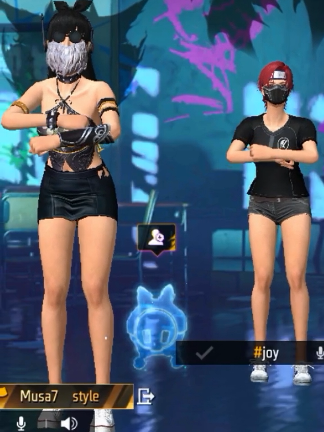 com ela 🙃#garenafreefire #free_fire #dança #personagem @Jyo 