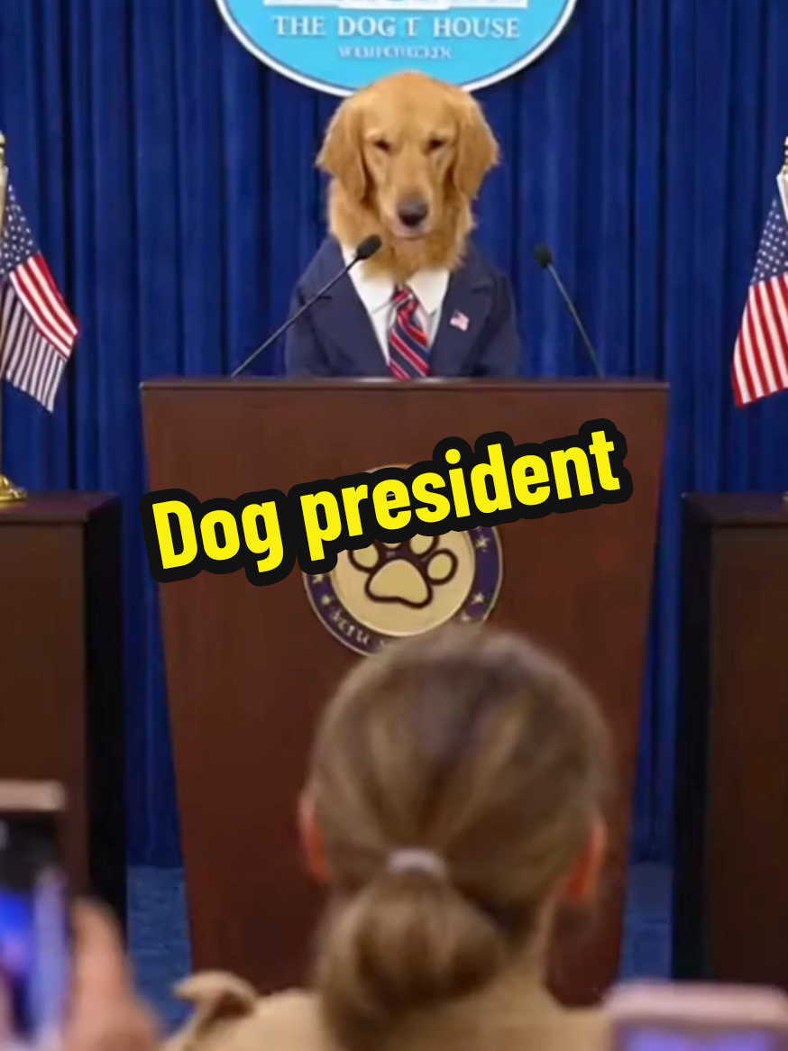 Dog president  #lolz #fyp #fy #SkitComedy #dogsoftiktok 