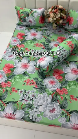 Bộ ga thun lạnh hàn quốc ĐÀO LÁ#gagoiphuongnhi #xuhuong 