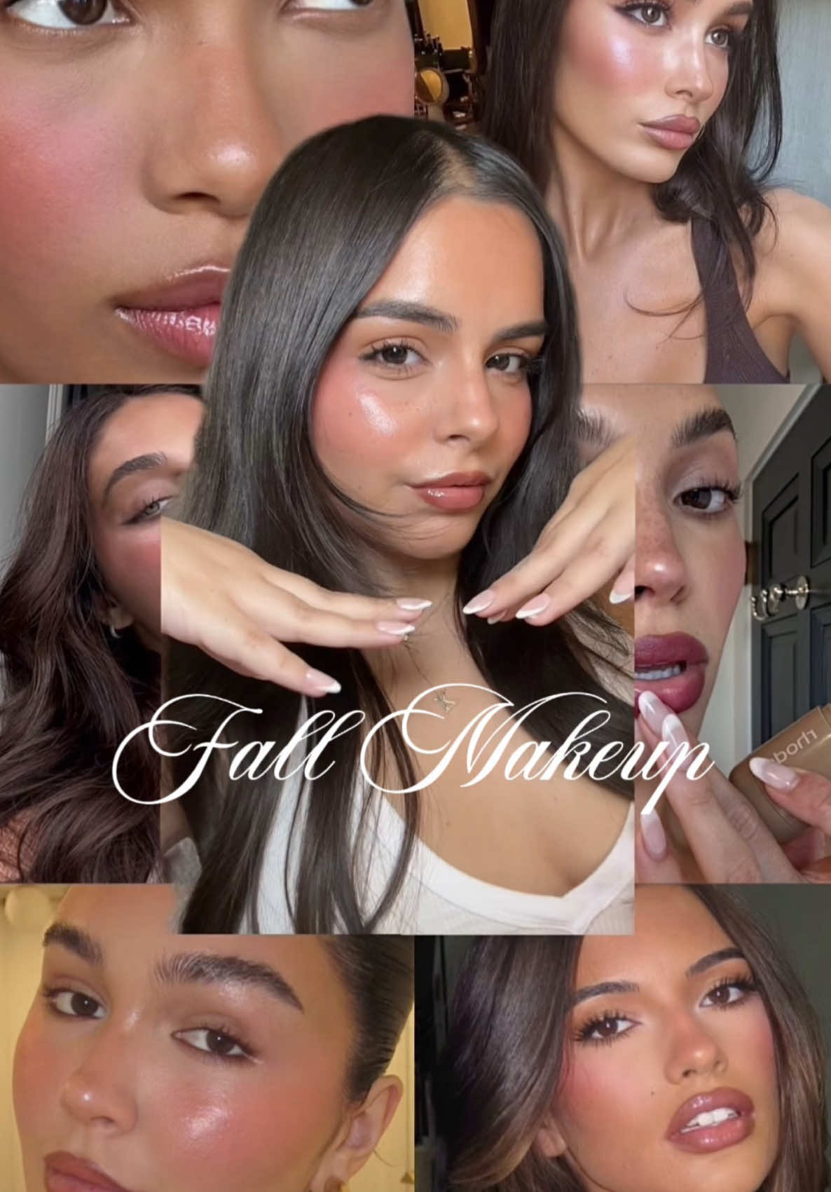 fall girl makeup tutorial 🤎 makeup details:  @Patrick Ta Beauty - luminous foundation, blush duo (she’s wanted)  @Westman-Atelier - contour stick, eyeliner pencil  @Armani beauty - concealer  @rhode skin - pocket blush (tan line + date cake), peptide lip tint (pbj)  @Charlotte Tilbury - pressed powder, powder bronzer  @Huda Beauty - duo easy bake powder, lip stain (toasty brown)  @Saie - supersuede blush (grazie) @Diorbeauty - glow face palette  @beaubble - rudi berry freckle pen  @loréal paris usa - setting spray  #fallmakeup #itgirl #fallaesthetic #berrymakeup #fall 