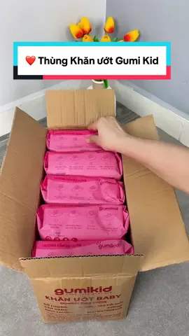 ❤️ Thùng 10 KID khăn ướt Gumi không cồn không parabens cao cấp #khanuotgumi#cindythuytichcuc