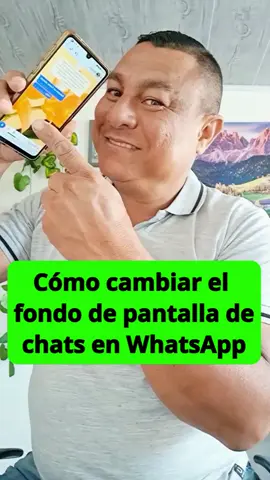 Cómo cambiar el fondo de pantalla de chats en WhatsApp #trucosdecelulares #trucostecnológicos #whatsapp #trucosdecelulares #antoni1030 