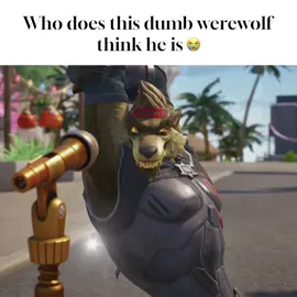My boy is not tuff😭😭 #dire #werewolf #fortnite #fyp #furry 