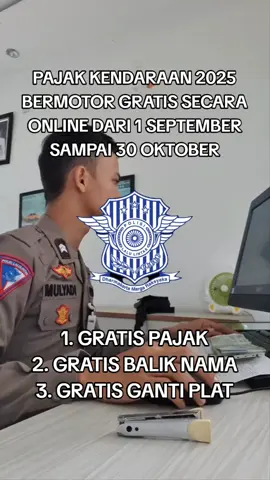 SEGERA DAFTARKAN DIRI ANDA SEBELUM BERAKHIR  Untuk seluruh masyarakat Indonesia berlaku untuk warga WNI  #pajakgratis #pemutihan #fyp #motor #mobil 