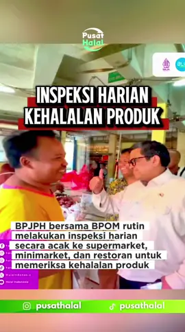Badan Penyelenggara Jaminan Produk Halal (BPJPH) bersama dengan Badan Pengawas Obat dan Makanan (BPOM) memang berkomitmen melakukan pemeriksaan harian (daily) terhadap kehalalan produk-produk di supermarket dan pasar untuk memastikan tidak ada produk dengan kandungan tidak halal yang beredar. Selain itu, masyarakat juga dapat memeriksa status kehalalan produk secara mandiri melalui situs web resmi BPJPH yaitu halal.go.id dengan fitur Cek Produk Halal. IG @pusathalal #pusathalal 