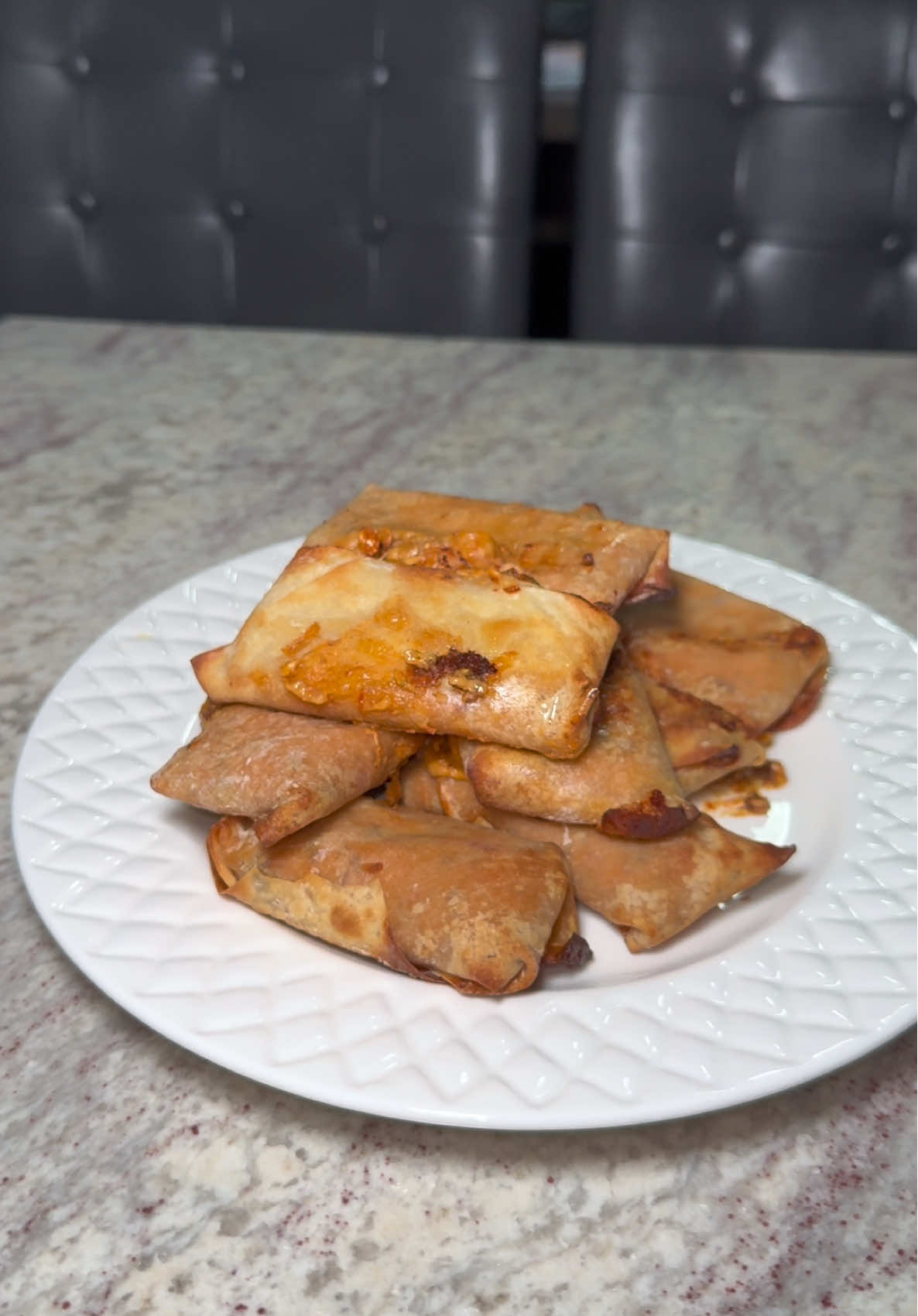 Rotel Egg Rolls. #foodtutorial #EasyRecipes #cookingathome #dinnertime #mukbang 