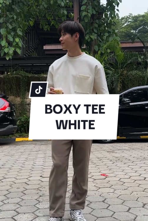 Boxy Tee White 🤩 #onedayordayone #dayone #boxytshirt #kaosboxy #localbrand 