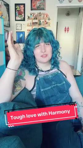 A little tough love from Harmony. She is not on this app nor will she join it so if you try to argue or start discourse with her, she will not see it. This is a message, not a dialogue. #lgbtq #transgender #transrightsarehumanrights #queer