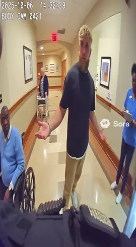 Jake Paul getting arrested at a nursing home #jakepaul #fyp #ai #foryourpage #fyp #box 