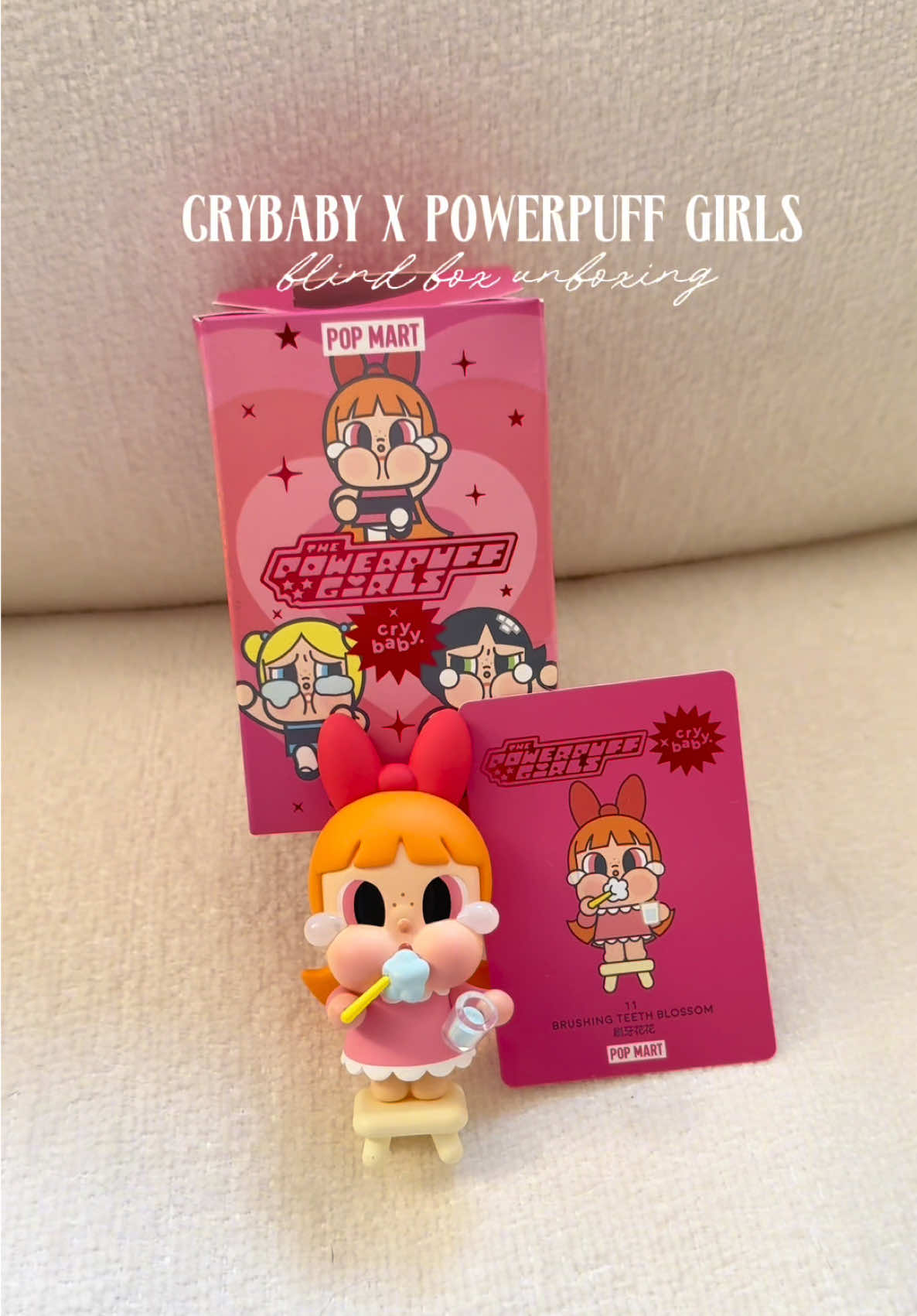 crybaby x powerpuff girls blind box unboxing from @POP MART US @POP MART 📦 #powerpuffsgirls #crybabyxpowerpuffsgirls #popmart #blindboxopening #blindbox 