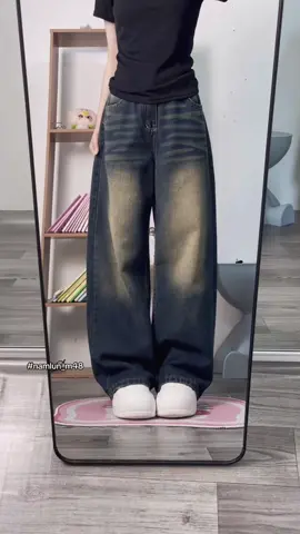 Jean suông ống rộng nhà @HiYOU OFFICAL #thoitrangnu #quanjeanongsuong #quanjeanongrong #hiyouofficial #namlun_m48 