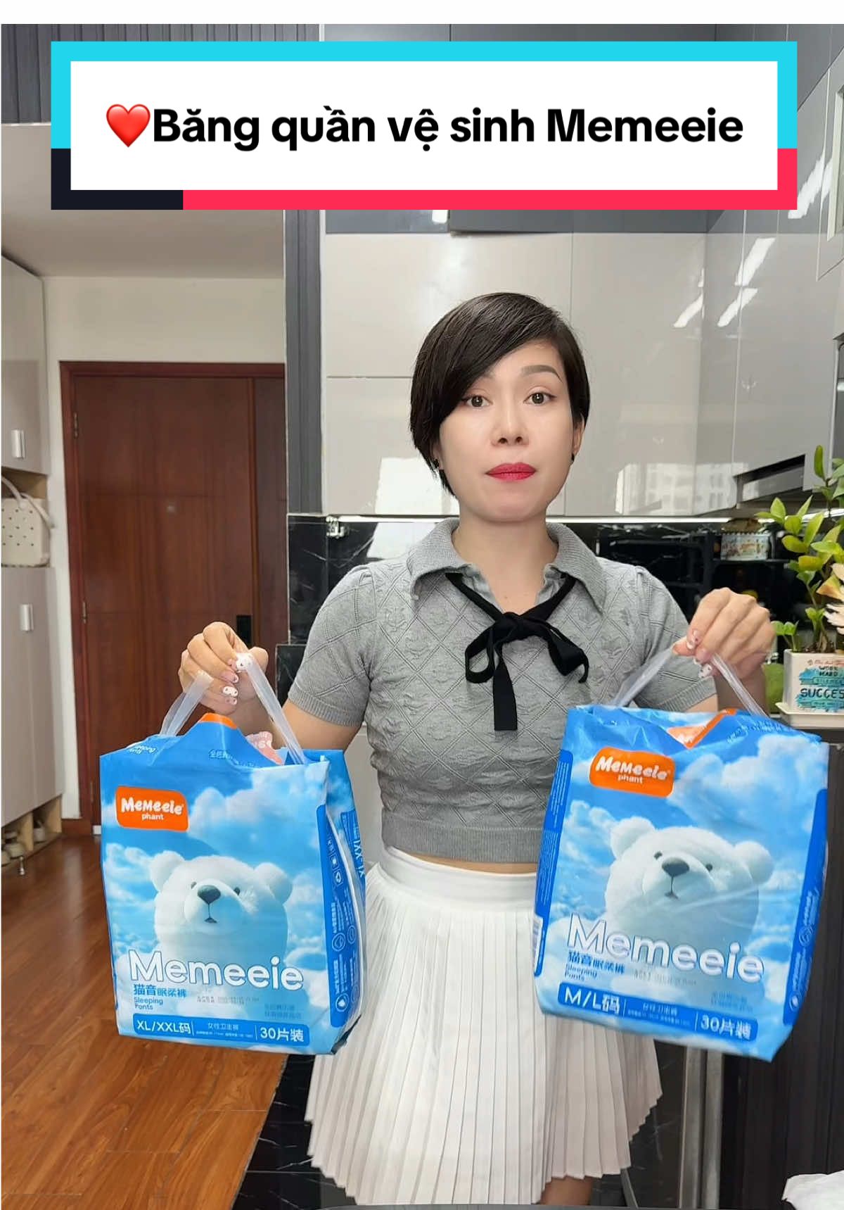 ❤️Băng quần vệ sinh Memeeie tiện lợi các chị nha #cindythuytichcuc #bangvesinh #quanbangvesinh #bangvesinhdangquan #bangvesinhsausinh   