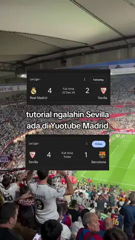 tutorial kasih kalah Sevilla ada di canel YouTube real Madrid #halamadrid 