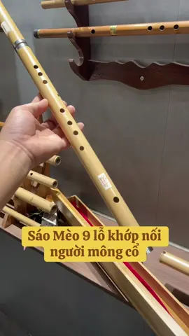 Cây sáo mèo 9 lỗ khớp nối tinh tế được làm gửi cho khách . Âm thanh bay bổng gia công tỉ mỉ khớp nối sắc nét . Tặng hộp đựng #saotructhanhdong #muasaotruc #saotruc #saotruchay 