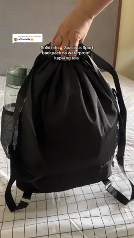 Replying to @Cher Kim ang mra lang nito pero ganda ng quality, bagay sa mga outdoor activity #bag #backpack #outdoorbackpack #sportbackpack #waterproofbag 