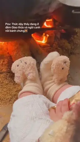 Quay về đêm Giao thừa để chuẩn bị đón Tết #tet #embedangyeu #concung #babylove 