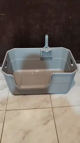LARGE SPACE CAT LITTER BOX WITH SCOOP #catlitterbox #catlitterboxwithscoop #largecatlitterbox #fypシ゚ #giftidea 