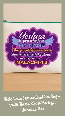 Keep your vibe holy and your pens on point with the Bible Verse Inspirational Pen Bag. Faith meets function for just $5.99. Ready to carry your inspiration everywhere? - Ready to shop? Check out the link in our bio! #BibleVibes #FaithInStyle #PenBagGoals #InspoOnTheGo #HolyVibes
