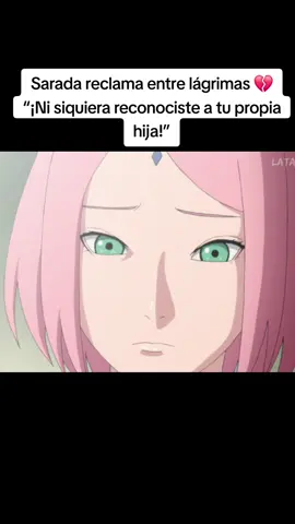 El reencuentro que debía ser emotivo se vuelve doloroso. Sarada, con el corazón roto, enfrenta a Sasuke por no reconocerla al verla. Un padre ausente, una hija herida y años de distancia convertidos en rabia y tristeza. Uno de los momentos más humanos y duros de la familia Uchiha. 💢 #SaradaUchiha #SasukeUchiha #SakuraHaruno #Naruto #Boruto     