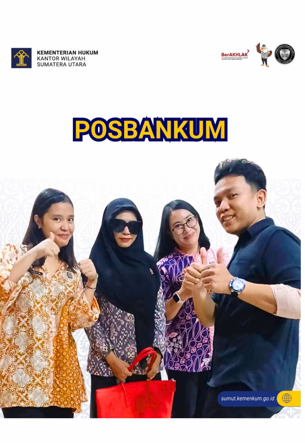 Kehadiran Posbankum bertujuan untuk memberikan layanan bantuan hukum yang mudah dijangkau, sekaligus menjadi wadah penyelesaian sengketa, peningkatan kesadaran hukum dan pendampingan hukum bagi masyarakat #Posbankum #SetahunBerdampak #KementerianHukum #Kemenkumsumut #KanwilKementerianHukumSumut