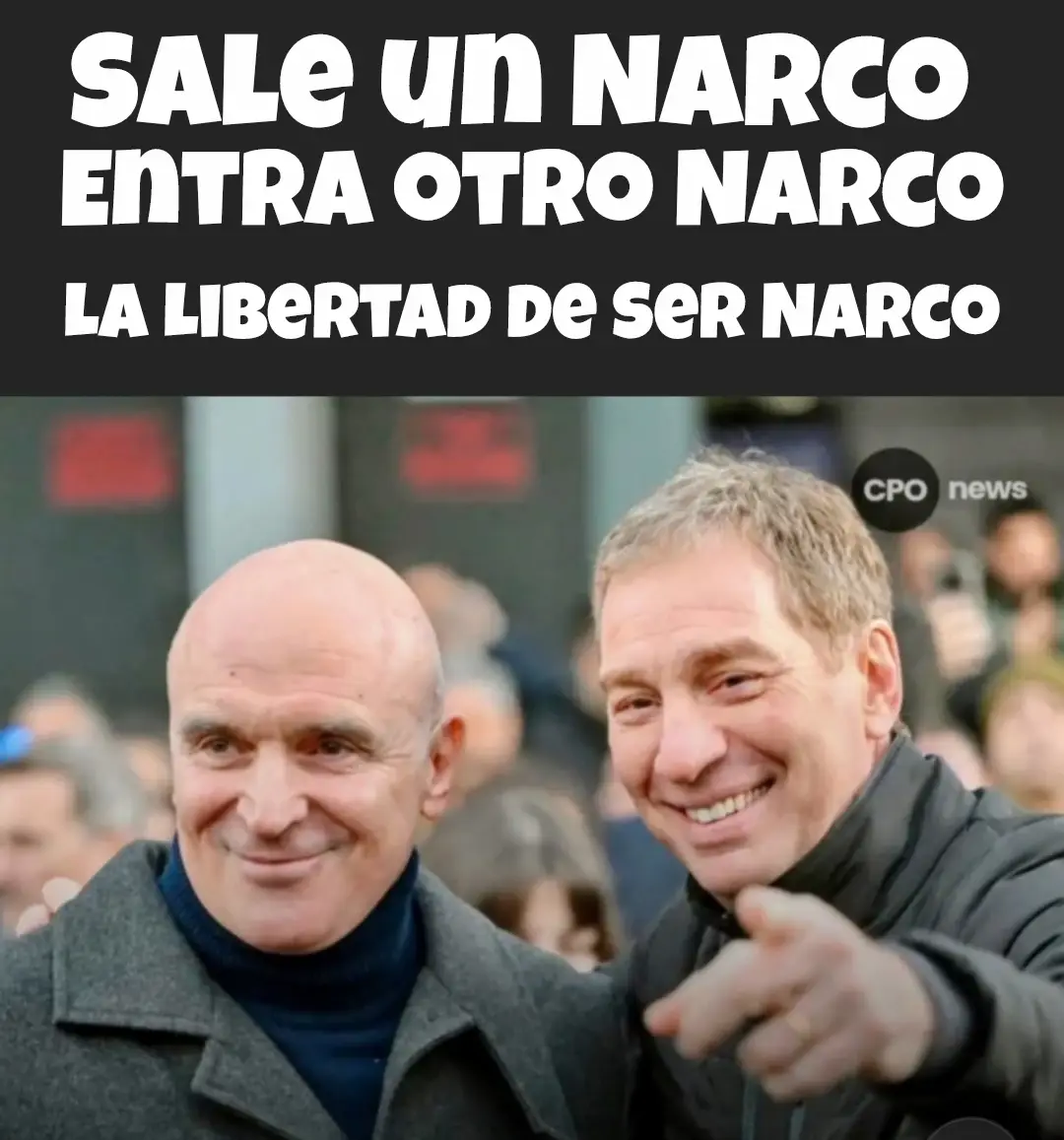 Narco sin Peluca Afuera ,ingresa Remolacha Cósmica