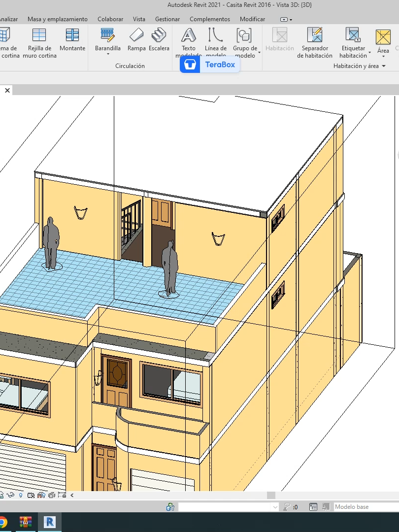 MODELO REVIT VIVIENDA 8 X 15