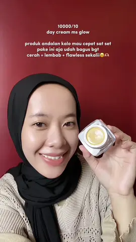 daycream ms glow cum 63rb cuss chekout dikeranjang kuning😍 #daycream #msglowdaycream #daycreammsglow #fyp #msglow 