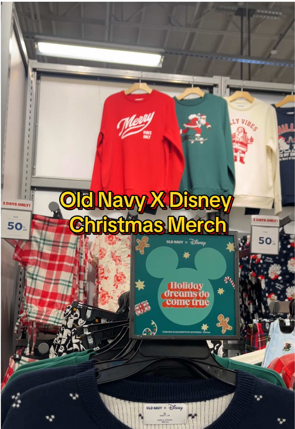 Old Navy x Disney Christmas Merch 🎄🐭@Old Navy Official @Disney Parks #disney #mickeymouse #oldnavy #fypシ #fyp 