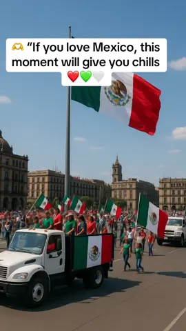 The Mexican flag flying high during this incredible Mexico City parade#mexicoflag 🇲🇽 #VivaMexico #MexicanPride#CDMX #OrgulloMexicano