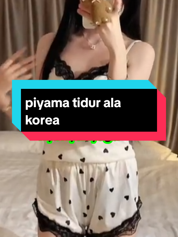 nyaman banget dipake #piyamamurah #piyama #piyamatidurwanita #bajutidur #stylekorea 