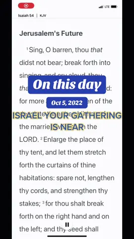 #onthisday #foryoupage #prophesy #gathering #norapture  