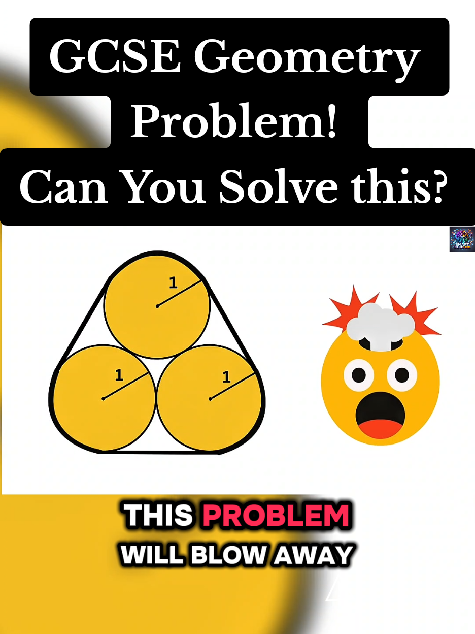 GCSE Geometry Problem!  Can You Solve this?  #gcse #geometry  #math #studytok #EduTok 