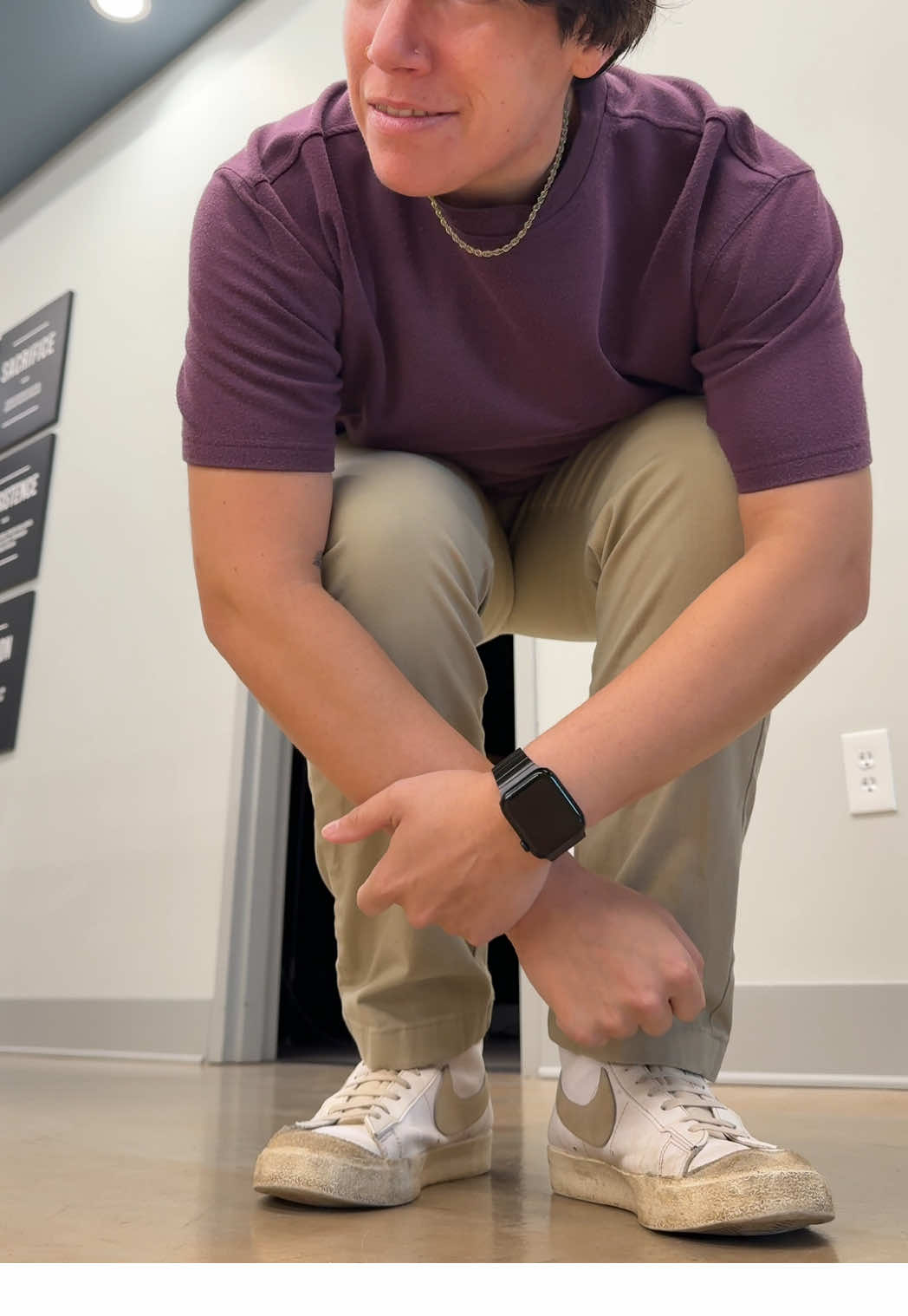 My boss walked in right at the end of this lol 😂 #OOTD 