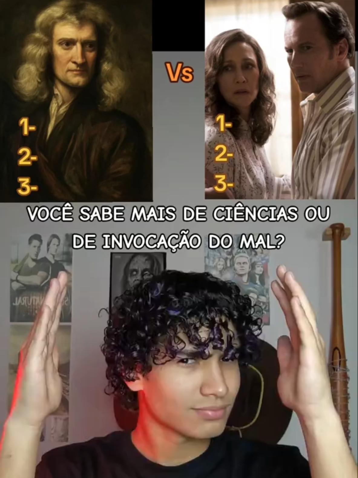 FATO: Saber de Invocação do Mal é mais importante. #donkeaton #ciencias #theconjuring #invocacaodomal 