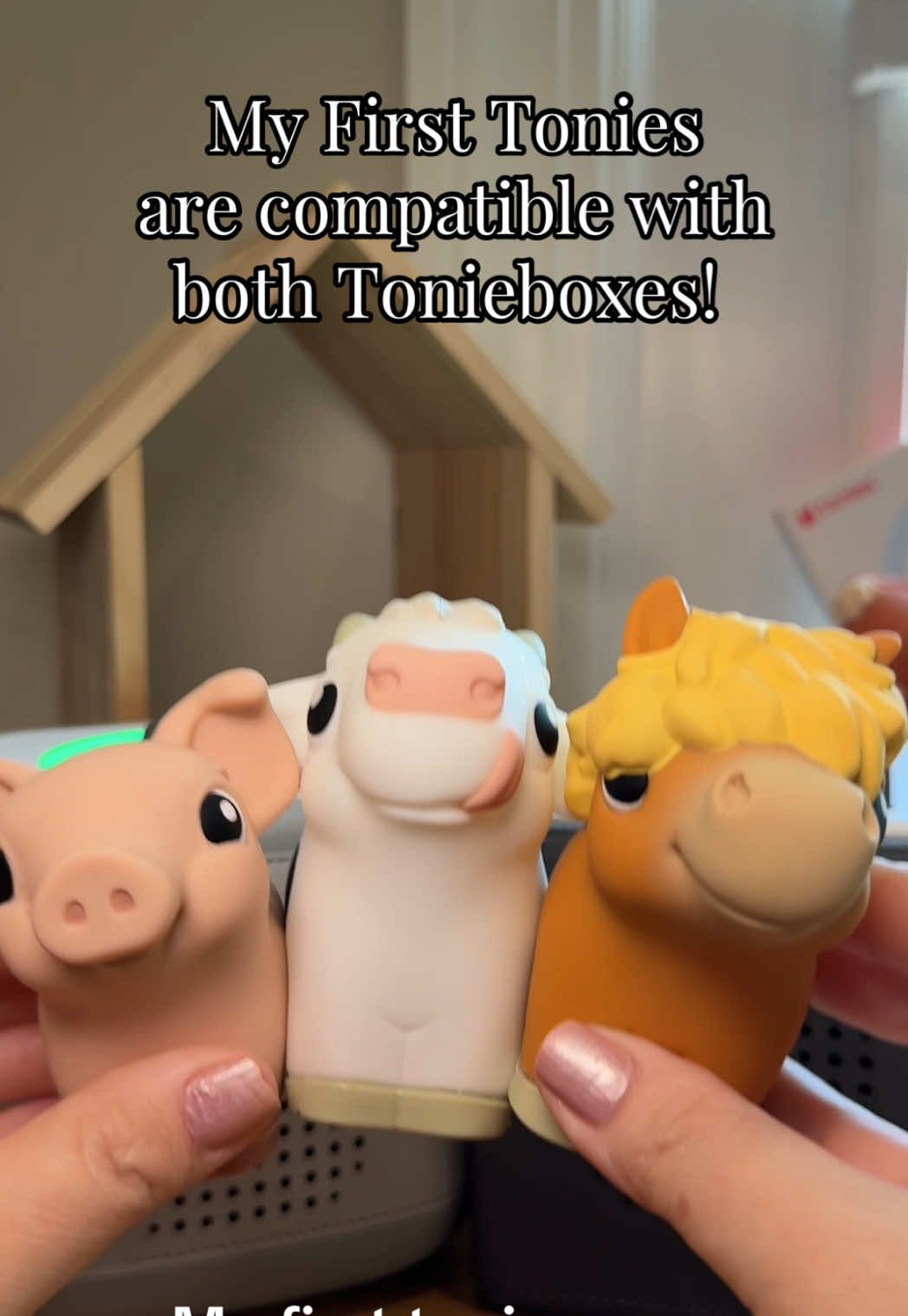Replying to @allisonnbrady YES! My first tonies work on both the TB1 & the TB2! This is such a great addition to the tonies lineup 🥳 🐴🐷🐮 @tonies US #myfirsttonies #tonieboxreview #toniebox2 #tonies 