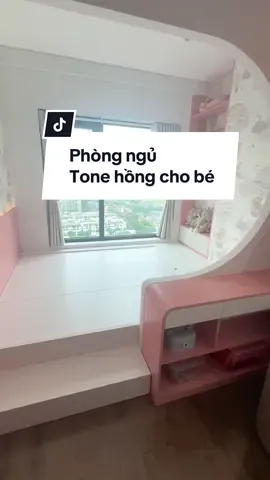 Phòng ngủ tone hồng xinh yêu cho bé#noithathiendai #nhadep2025 #noithatthongminh #thicongnoithat #noithatnhadep 