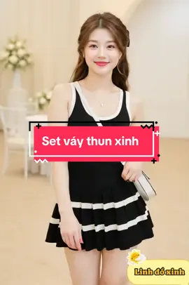 Sét váy thun xinh #setvayxinh #fashion #tiktokai #dothoitrang #xuhướng 