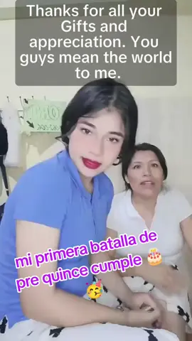 primera batalla de pre quince..🎂🥳 los espero el sábado batalla 🎂🥳