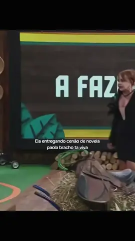 Que noite épica, Gaby spanic serviu como paola #afazenda #paolabracho #gabyspanic 