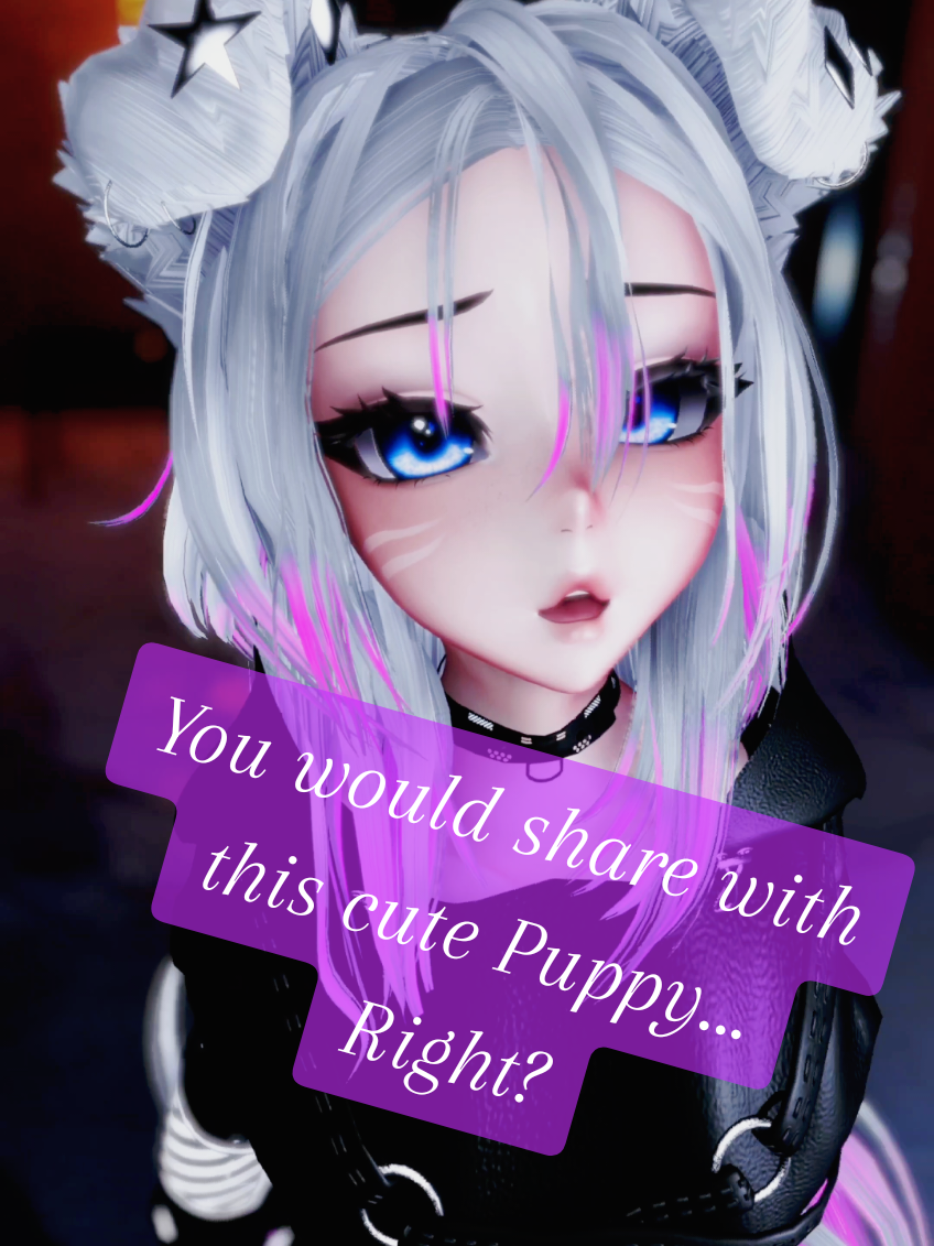 I love to play fetch c: next time i suggest you  cooperate tho, so i don't have to be so rough. #vrchat #yandere #puppyinvr #crazygirlfriend #vtuber 