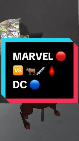 Y una vez más… volvió el Marvel contra DC 🔴🆚🔵 #marvel #dc #comics #personajes #superheroes 